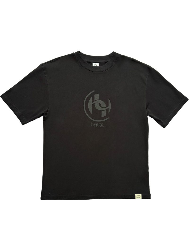 hygge logo t-shirt - black edition