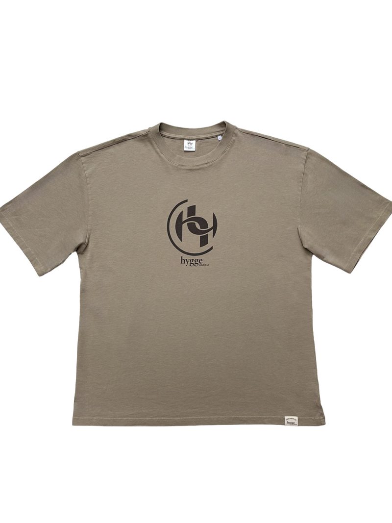 hygge logo t-shirt - olive green