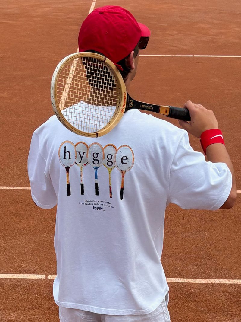 tennis t-shirt retro style - multi colour | hygge HARLEM