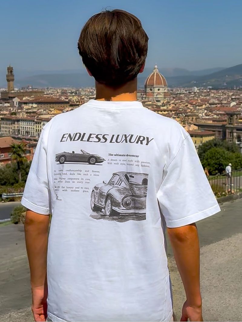 Home 15 wit t-shirt endless luxury | hygge HARLEM